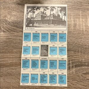 1989 W.B. Saunders order form - a collection of promo medical textbook stamps